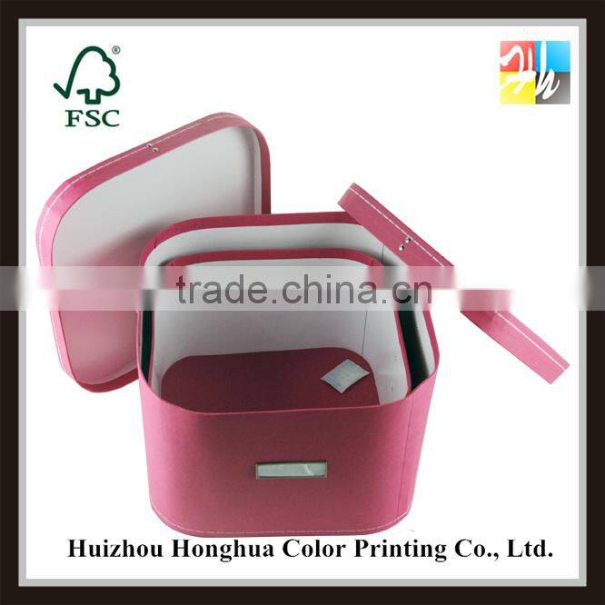 Korean style supplier of packing paper box storage box with lid