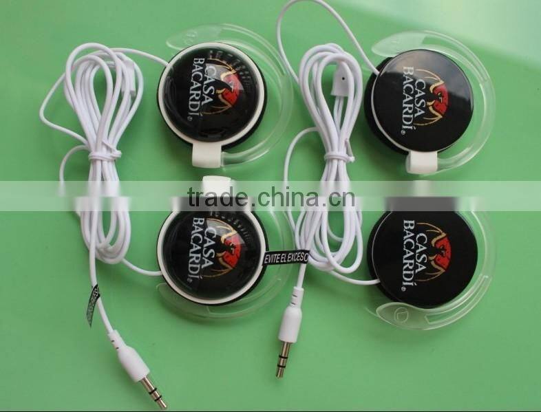 Cute in-ear sports Hello kitty headphone earhook for Children