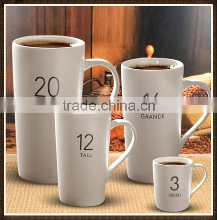 Accept small order quality custom logo ceramic coffee mug