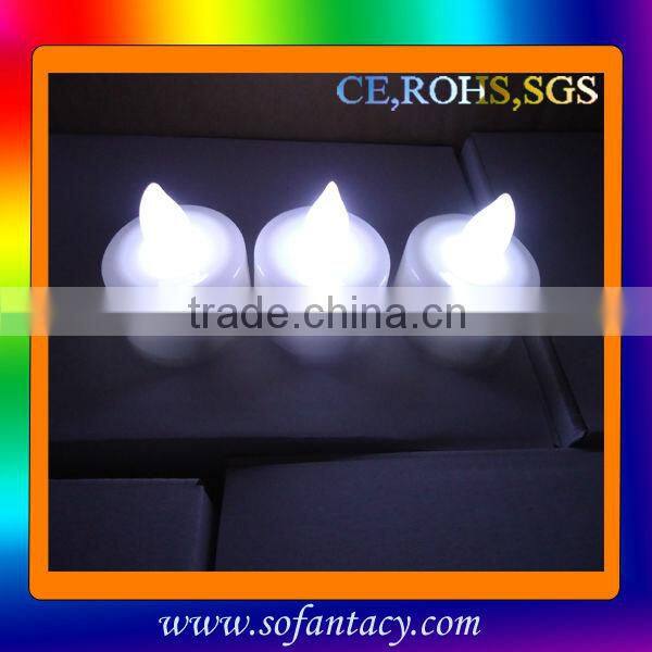 yellow led candle for festival decoration