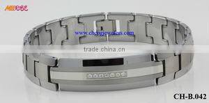 Wholesale Hot Sale New Design and High Quality Fashion Tungsten Jewelery IP Gold Magnetic Bracelet