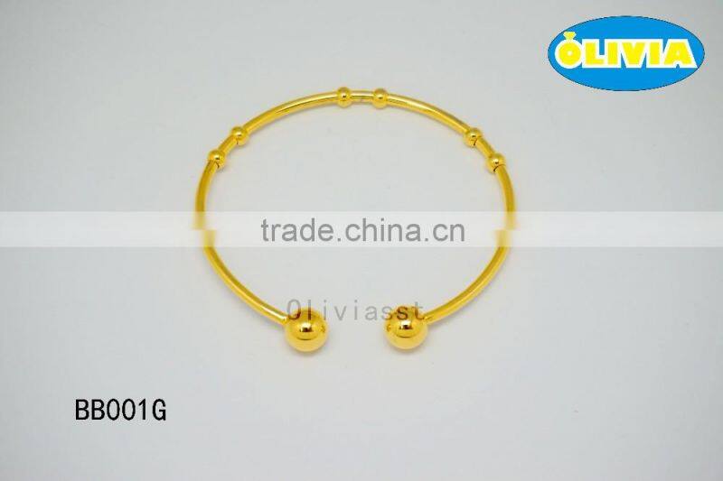 Olivia latest fashion bangle simple design adjustable bracelet