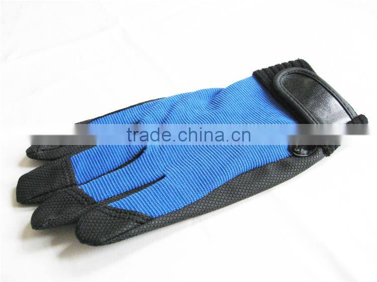 Good Quality PU Leather Safety Working Summer Hand Gloves