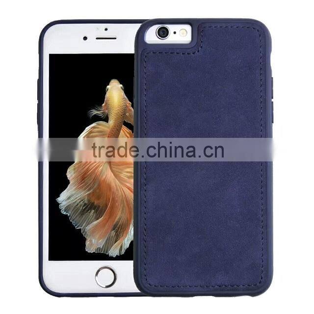 Top quality universal leather+pc phone case for iphone 7