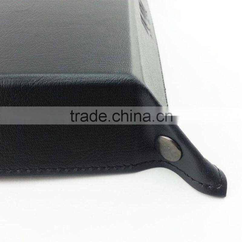 basket leather storage box