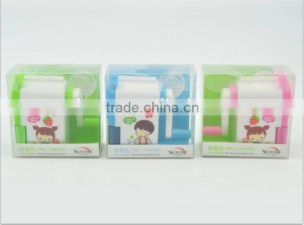 School Stationery Manual Pencil Sharpener / Hand Crank Cool Pencil Sharpener / Pencil sharpener cutting machine