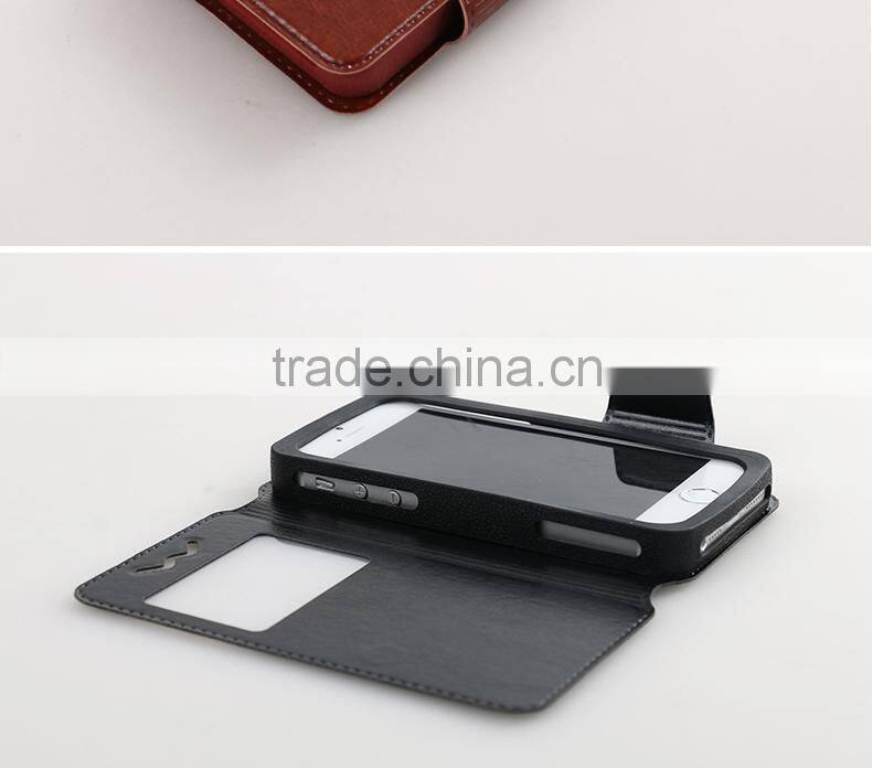 Universal leather case for mobile phone,universal phone case,Universal flip case