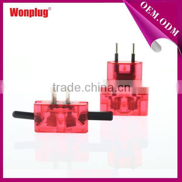 Commercial Residential application well made 10A 250V Amsterdam travel adapter can be used around the world