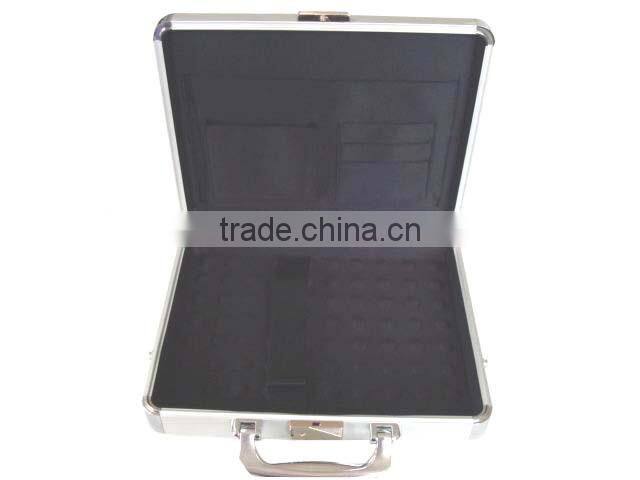 popular Aluminum Laptop Case suitcase briefcase with file pocket