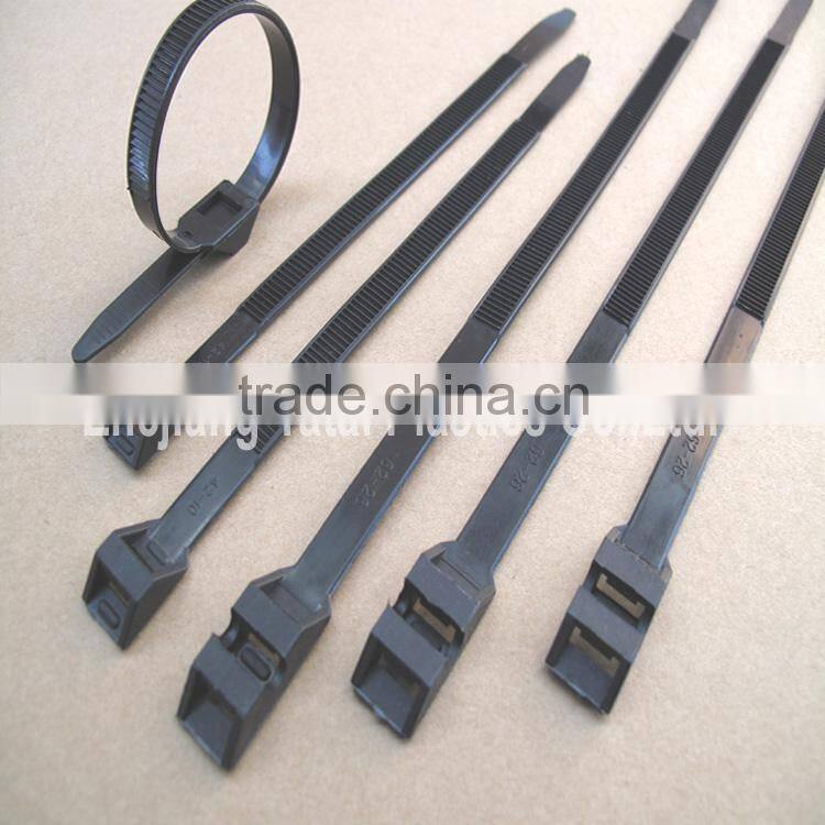 Double-Locking Cable Ties (CE,ROHS,PAHS,REACH,SGS,ISO9001)