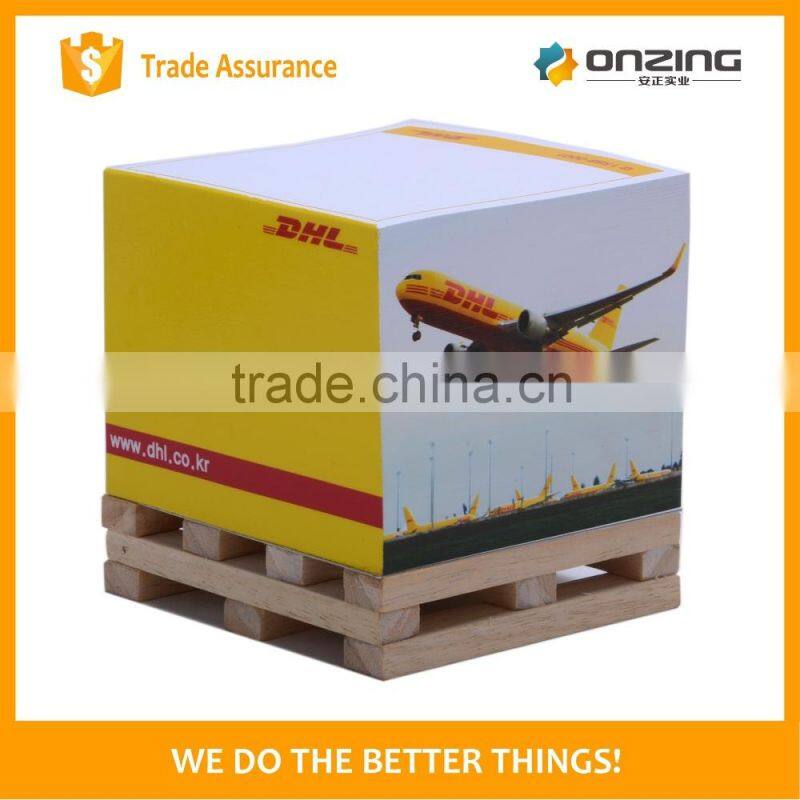 High quality 4 sides printing promotional paper memo cube