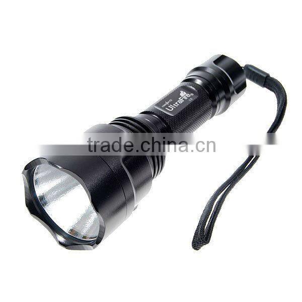 UltraFire C8 210 Lumens Q5 LED Flashlight 5-Mode With 1X18650 Battery+Charger