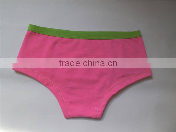 Best quality new design child cotton panty sexy children underwear