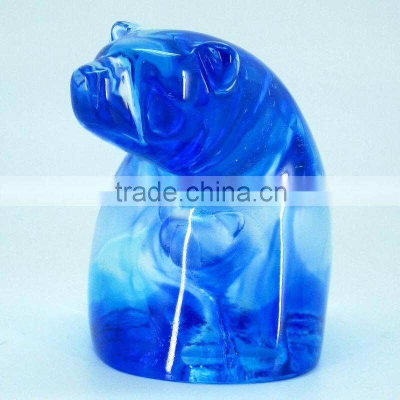 crystal gift of bear mother and babay-- BJ033