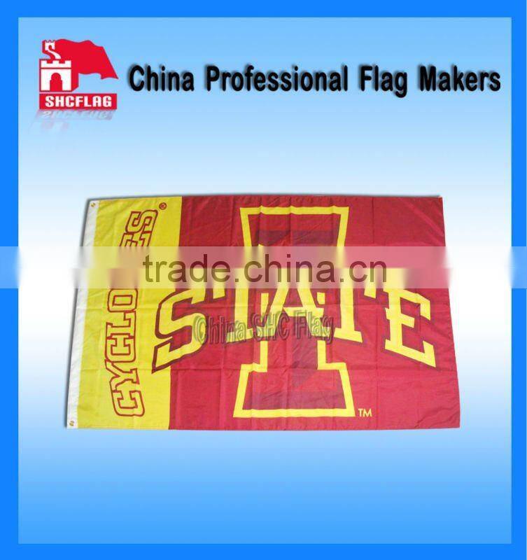 custom made outdoor silk printed vertical flags and banners