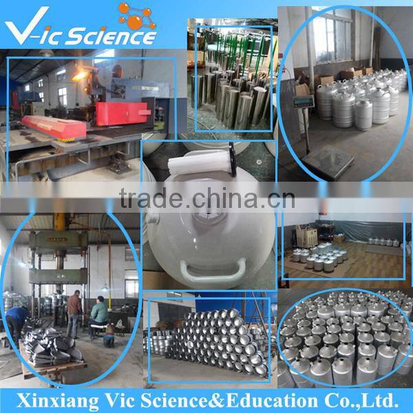 cryogenic nitrogen dewar flask for storing biological samples