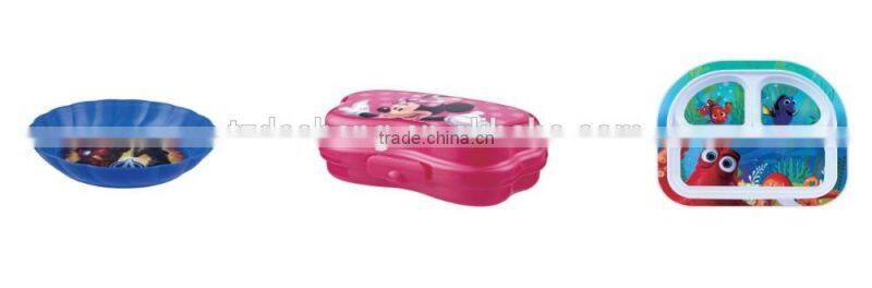 Eco-Friendly Food Grade FDA Melamine Substitution PP Bowl, Compartment Tray