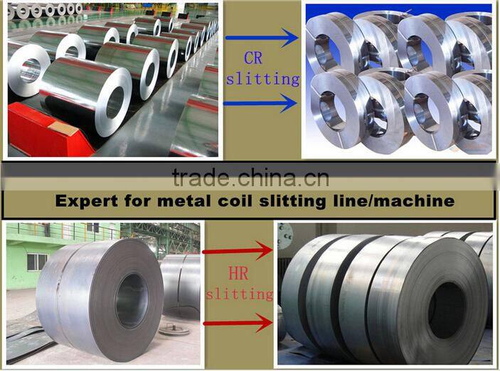 high precision stainless steel/CR/HR coil slitting line