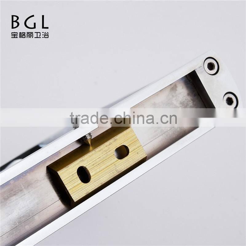 2016News Bathroom accessories hardware items brass series glass shelf