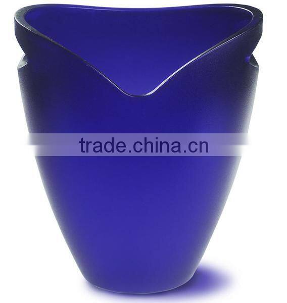 New food grade plastic wine beer bucket with two handles