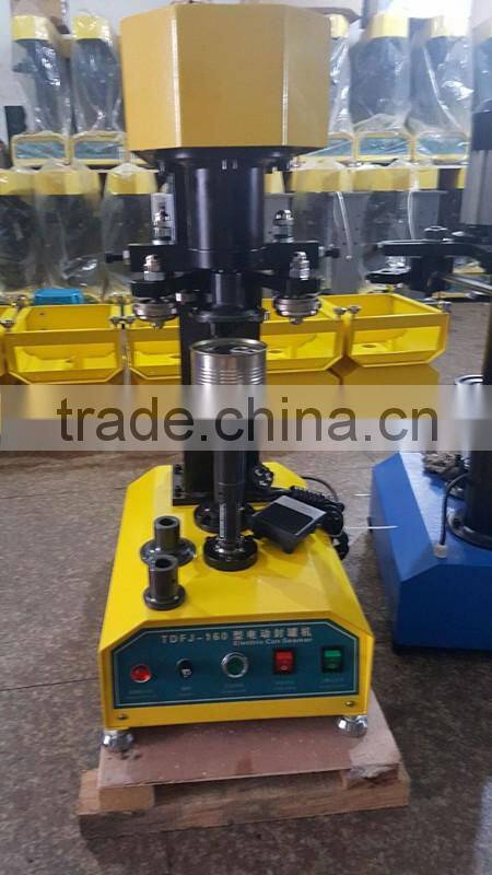 TDFJ-160 small sealing machine/aluminum can sealing machine/soda can sealing machine