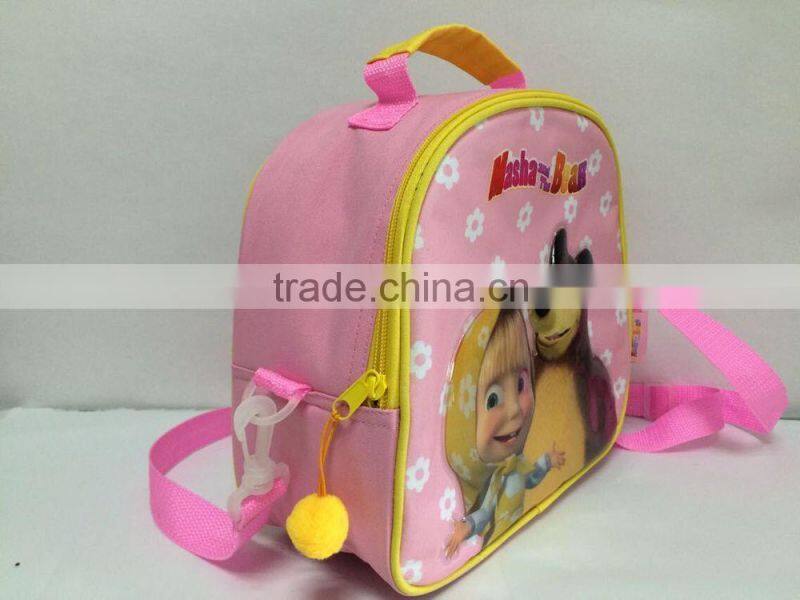 Cute Pint Masha Bear Insulated Foil Lining Lunch Bag