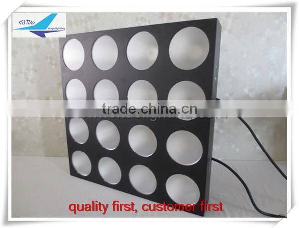 16* 30w rgb 4-head blinder light cob blinder dmx led light