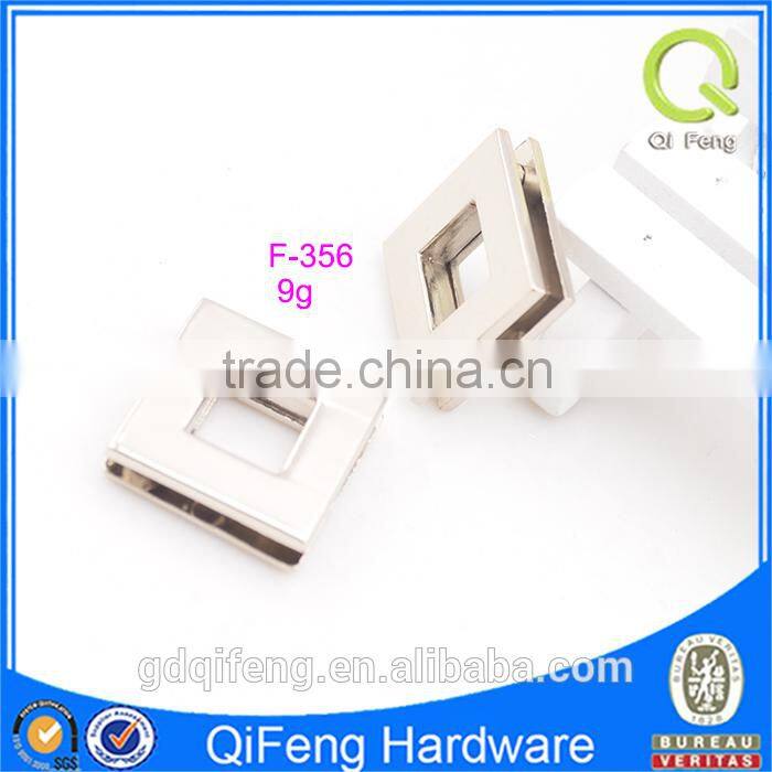 bag accessories silver square shape metal eyelets with screw