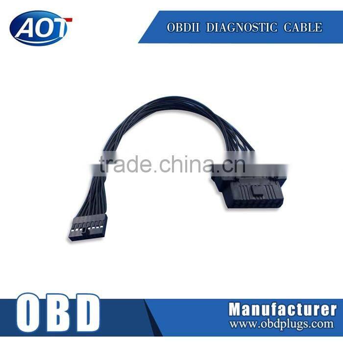 Custom J1962 OBD Mazda Female Connector to Housing Cable