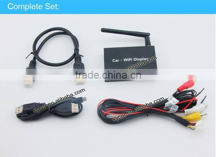 Wireless Mirror Link Interface Mobile WIFI car video system XY-918