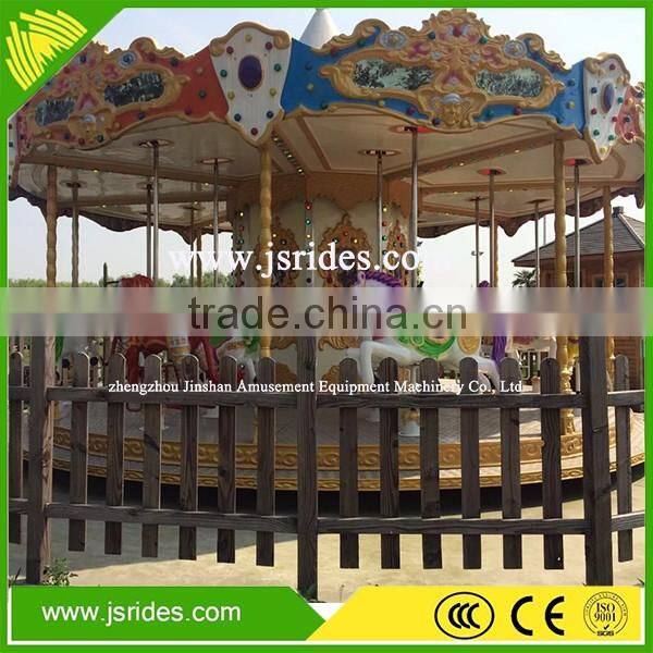 Hot sale amusement park kids ride carousel horses