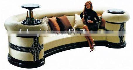 Hot Sale FoShan Supplier Wooden Fabric Hotel Sofa Set(LQ-SF40)