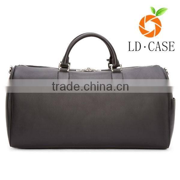 wholesale good quality Lightweight Travel Leather Mens Travel Pouch Luggage Bag