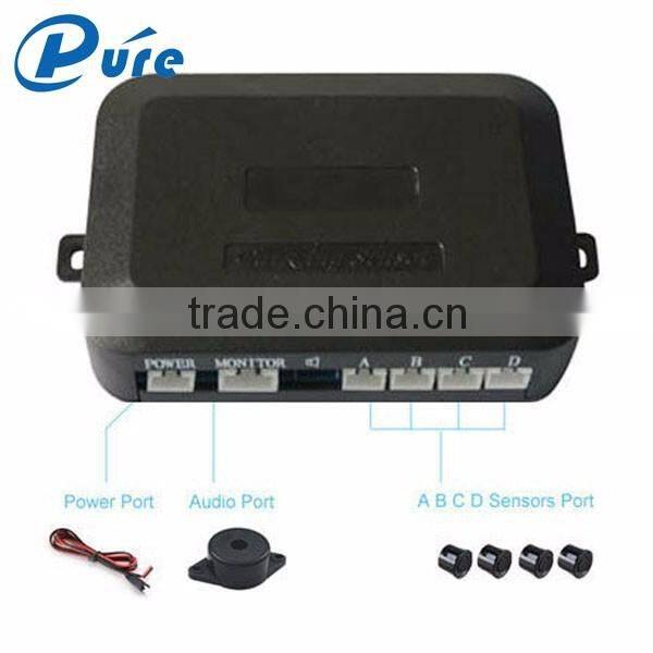 simple reverse parking sensor with four-step Bibi sound alarm 4 sensors parking sensor