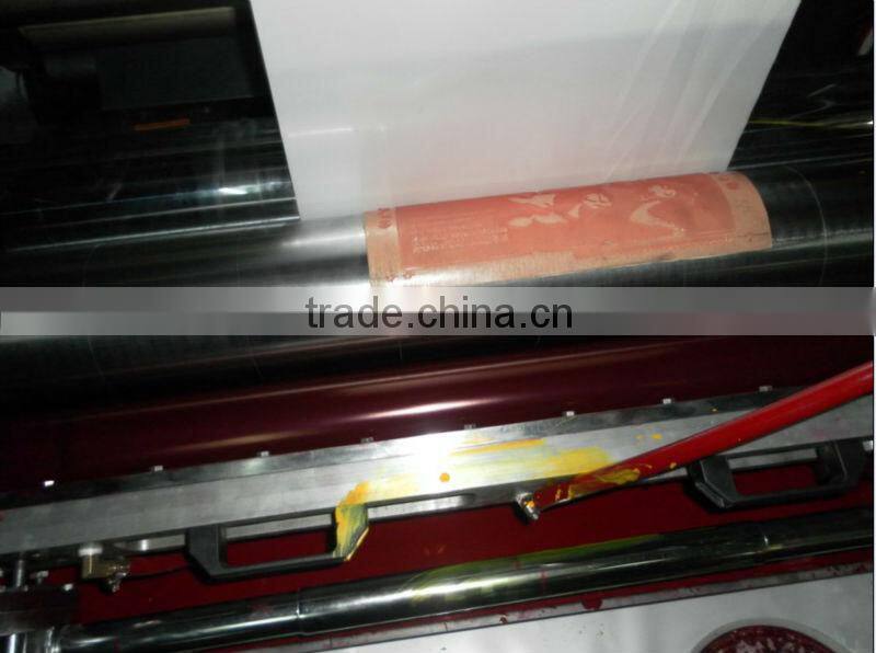 PP Non woven Shopping Bag Roll Flexo Printing Machine with Water Ink