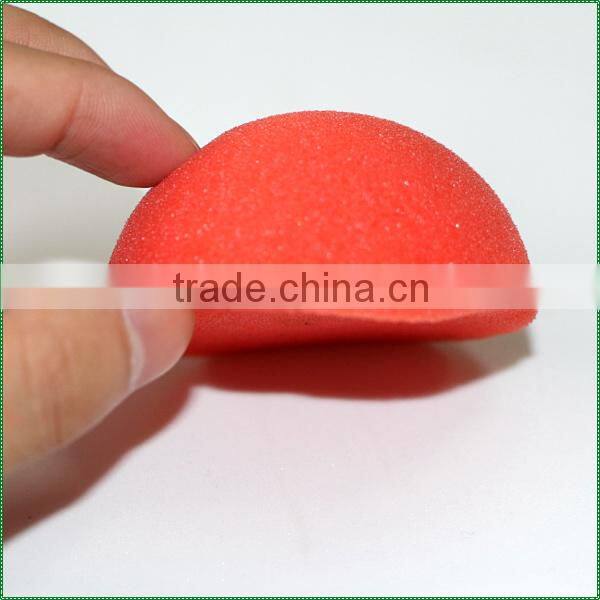 Recyclable packaging foam sponge stainless steel ball with hole