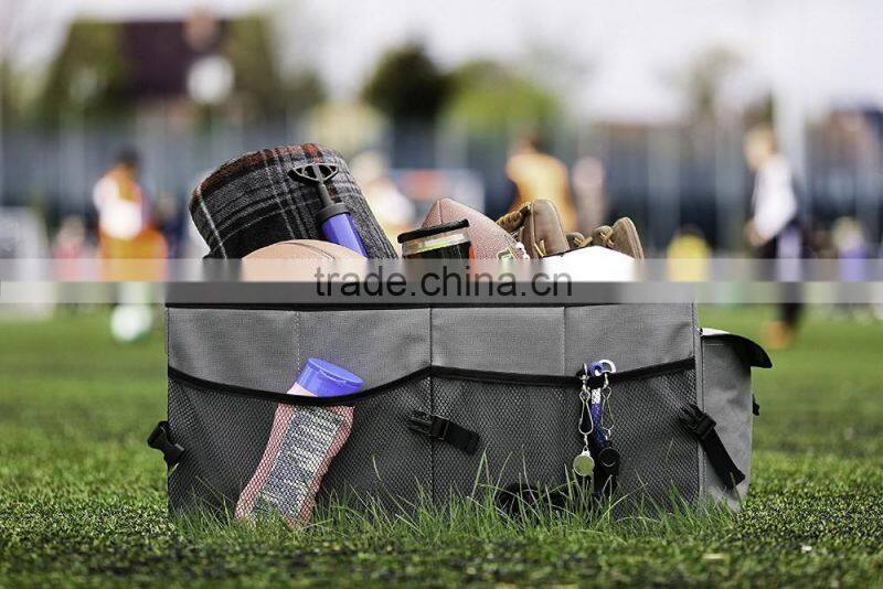 Big Ant Car Trunk Organizer - Cooler Storage for Auto Front & Back Seat, Collapsible - Hold Vehicle Cargo Secure and Prevent Sli