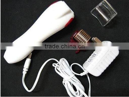 2011 Smart LED Photon Micro needle derma roller with 200 tiatnium needles for Anti-Puffiness,Blood Vessels Removal
