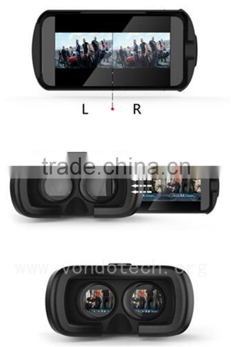 vr box virtual reality 3d glasses perfect use of 600 degrees support 4.7-inch -6.1 inch phone