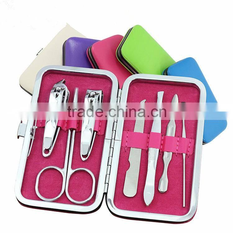 Bonvatt 7pcs manicure set for women wholesale smc gifts pedicure tool