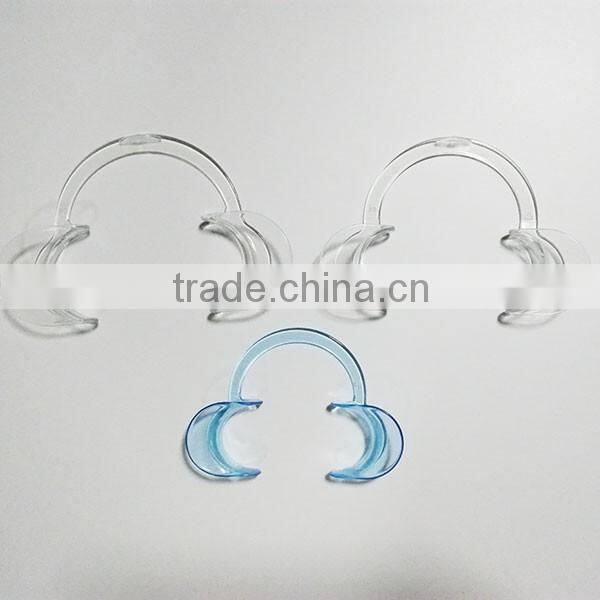 Clear medium small size adult mouth opener cheek retractor for dental care,family fun game