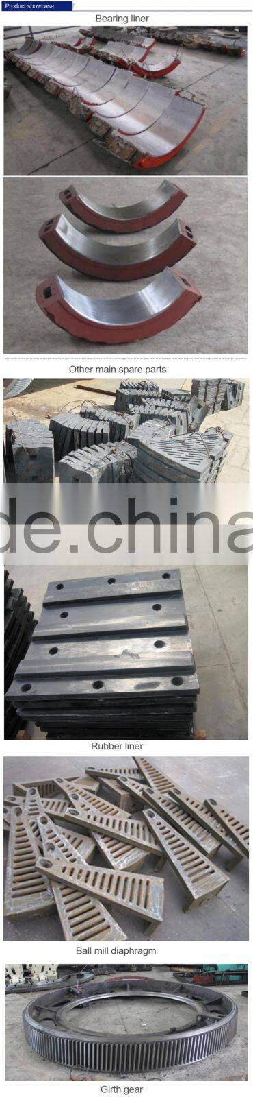 High quality steel casting ball mill bearing bush for sale