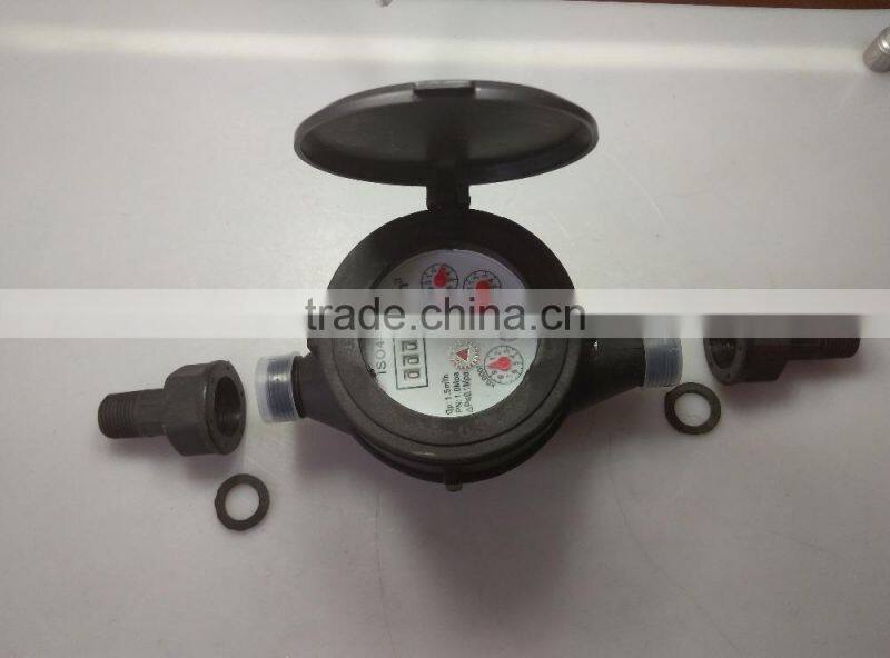 Multi-jet plastic Nylon water meter for irrigation system