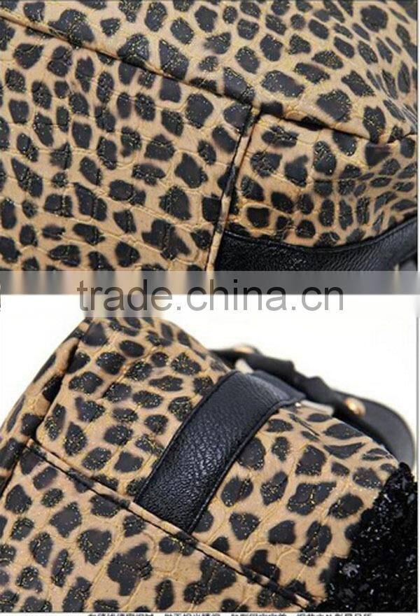 Popular classic leopared sale fashion women bags