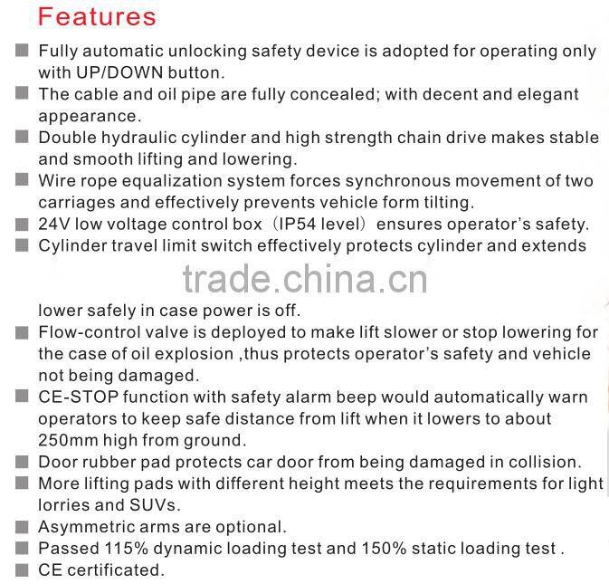 car lift bridge 220v