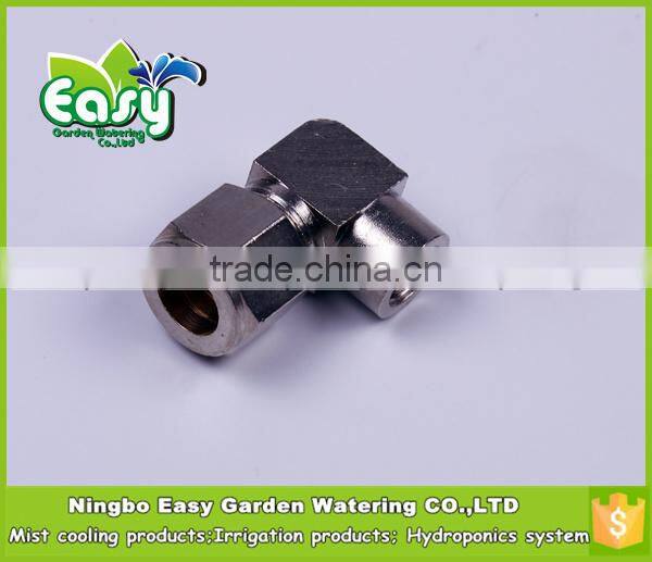 Brass OD joint connector(one spray site) 3/8" with 1/8'' thread. Mist cooling products