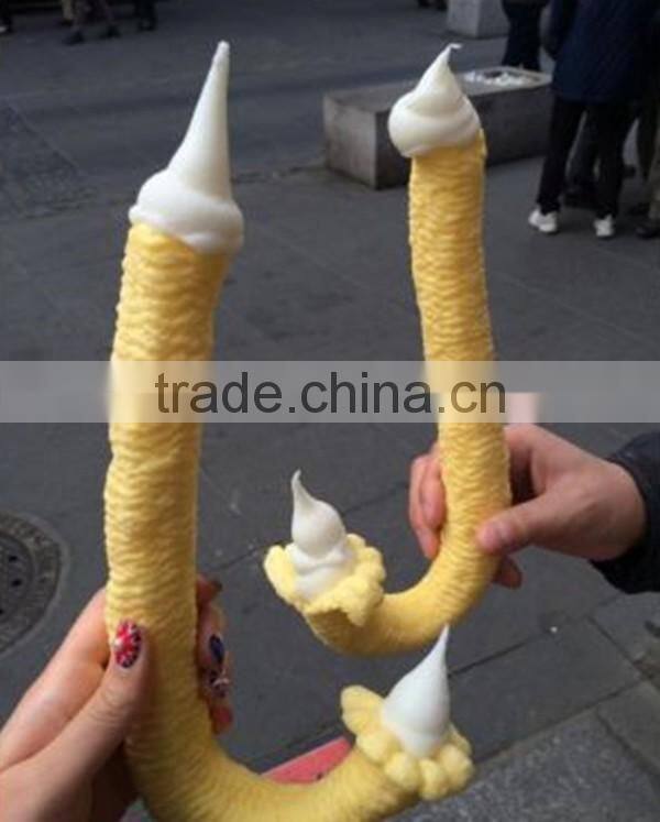 Stainless steel corn puffing/Puffed corn stick snack making machine