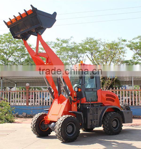 1.8ton front end wheel loader with germany technical 4W quick hitch good quality hydraulic stick