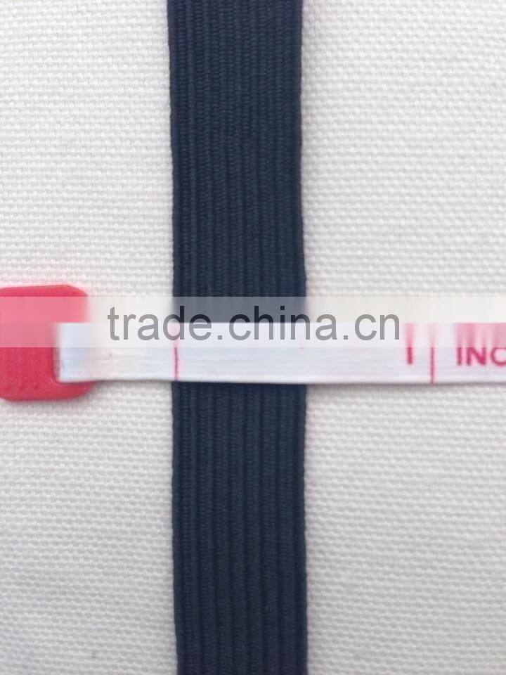 10 yards 1/2" black elastic band trim ME08 sewing ribbon embellishment webbing