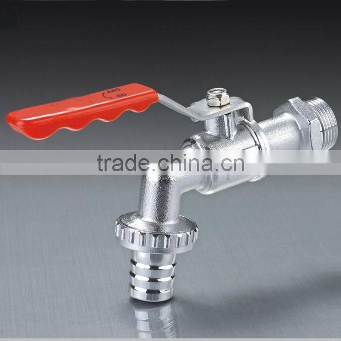 3/4" Nickel Plated Outdoor Brass Water Taps Garden